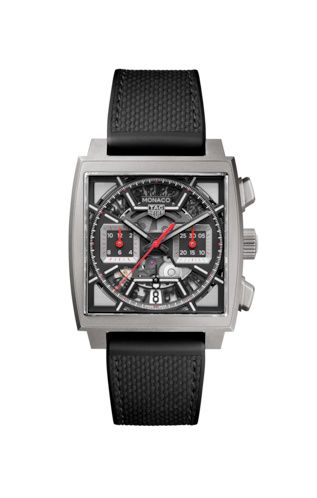 TAG Heuer Monaco Calibre Heuer 02 Titanium / Skeleton Racing - Red